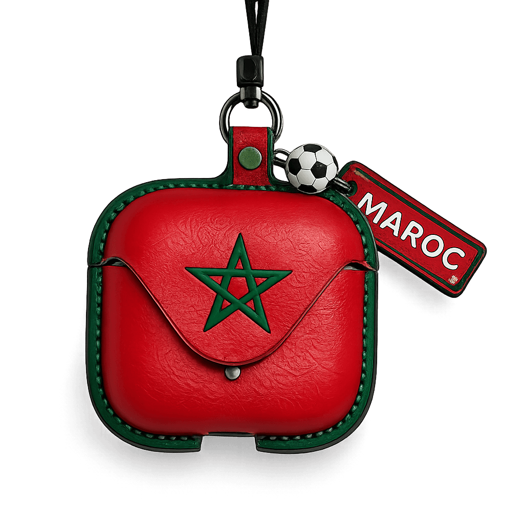 Étui AirPods Maroc — Lions de l'Atlas