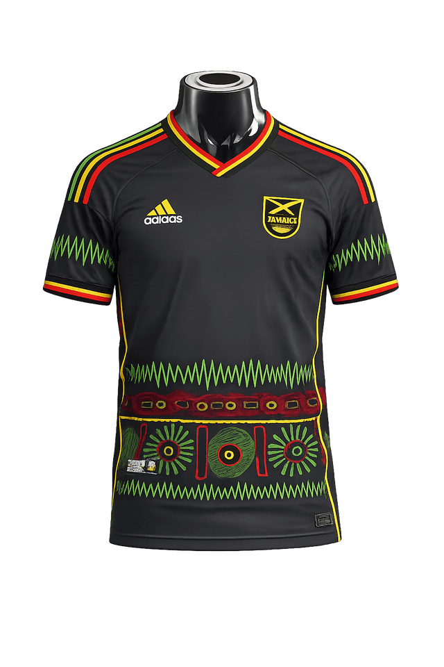 Maillot Jamaïque Extérieur 2026 × Bob Marley (Édition Limitée)